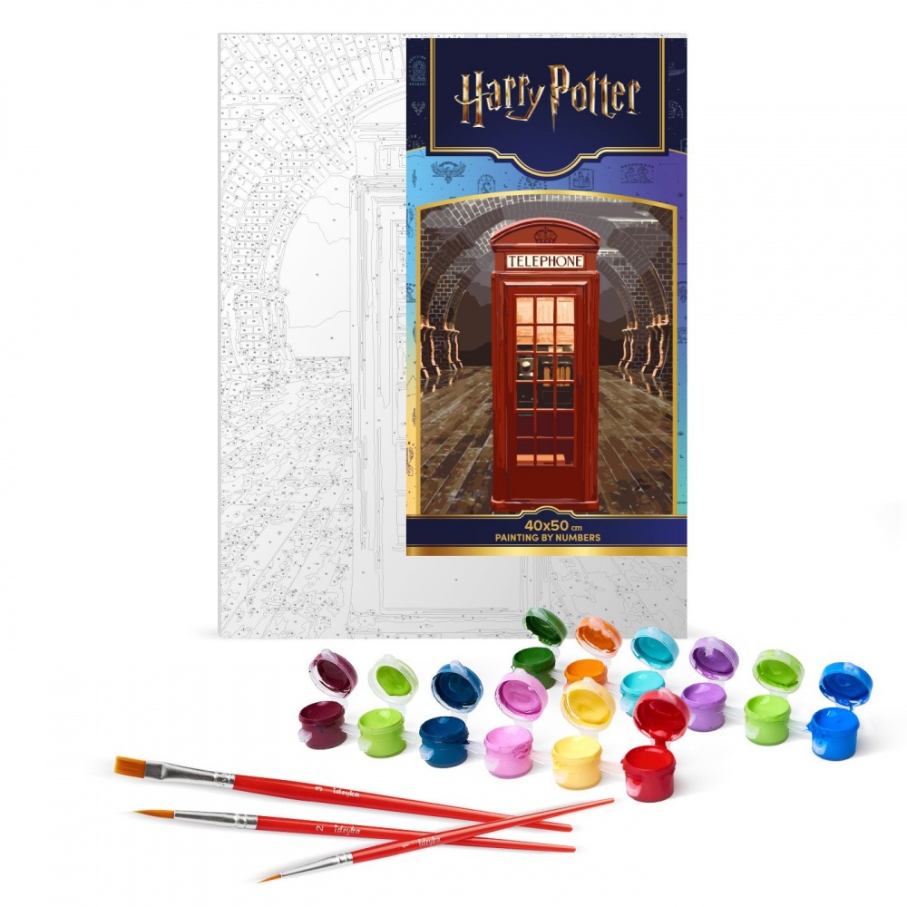 Картина по номерам Harry Potter: Волшебный вход ©Warner Bros. 40х50 см Ideyka