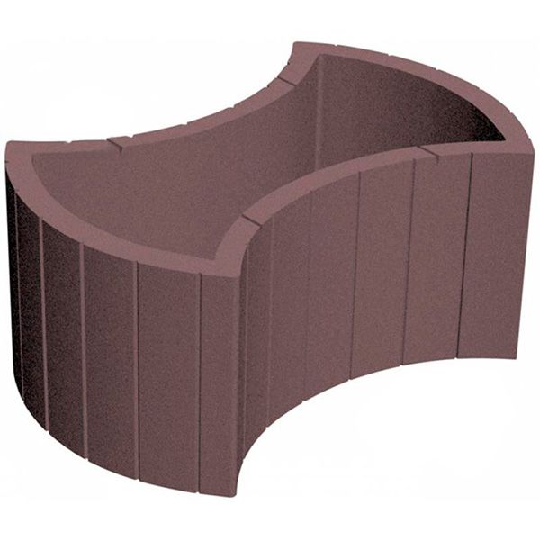 Цветочница коричневая 450х660 мм