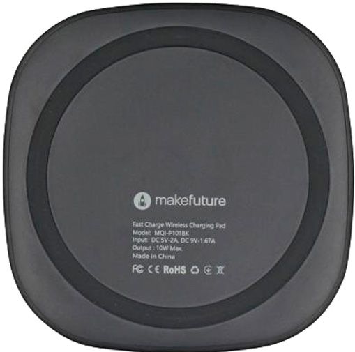 Бездротовий зарядний пристрій MakeFuture 10Вт Black MQI-P101BK