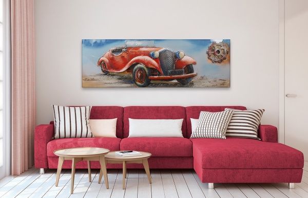 Картина Авто 50x150 см 