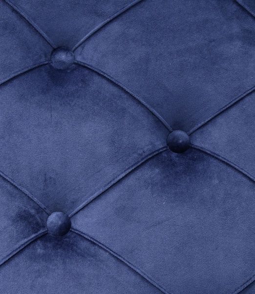 Банкетка 65х34х39 см синя 