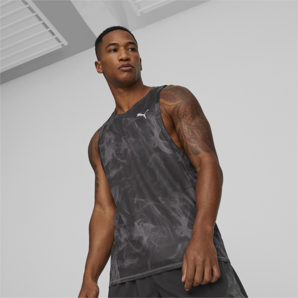 Майка Puma RUN FAVORITE AOP SINGLET M 52314801 р.L чорний