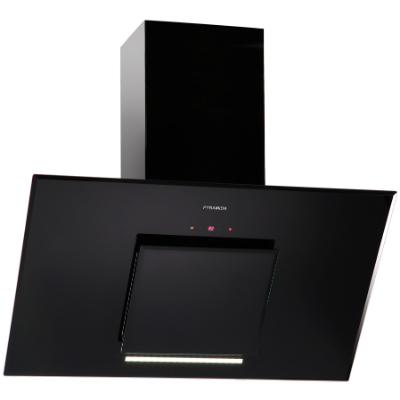 Вытяжка Pyramida HES 30 D black 90 см