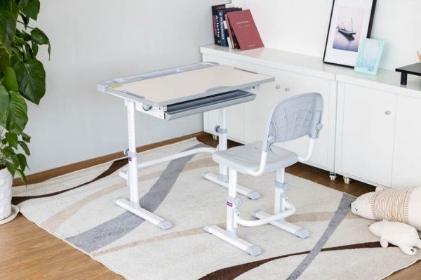 Комплект парта и стул-трансформер FunDesk Disa Grey