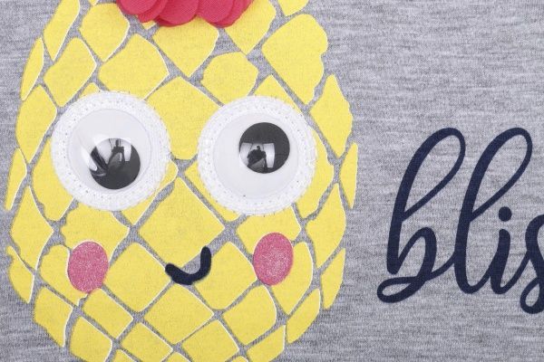 Костюм Туреччина з ананасом р.92 сірий 9007 