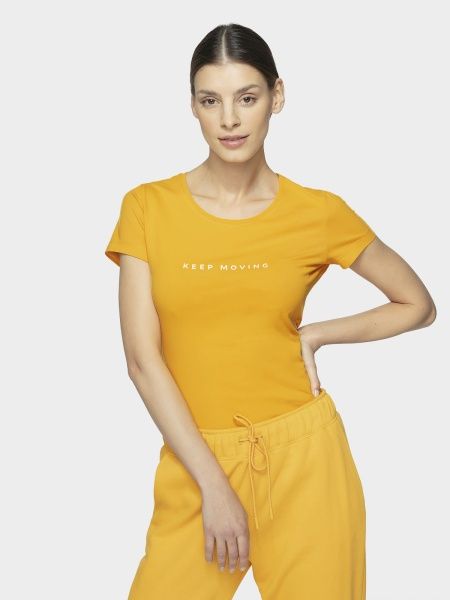 Футболка 4F D4Z20-TSD242-71S XS желтый