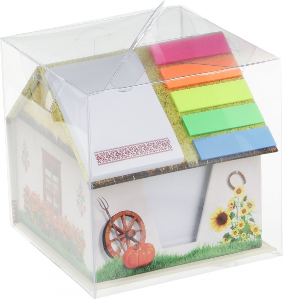 Бумага для заметок в подставке Сельская хата 500 шт.