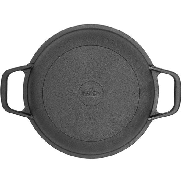 Сковорода чавунна порційна з дерев'яною підставкою 20 см 02032D Biol