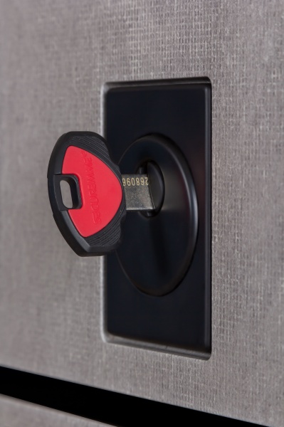 Дверь входная Булат К-8 (квадро) 540/249 wavestone grey / белый супермат 2050x850 мм левая