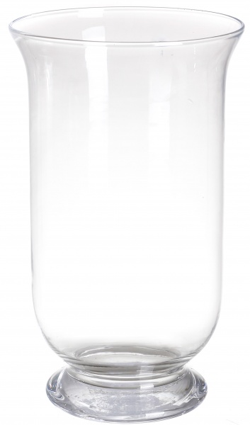 Ваза Барселона скляна прозора 30 см 