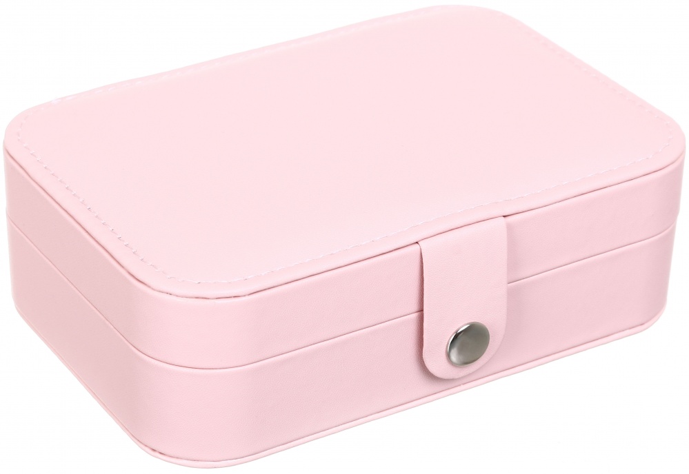 Шкатулка для украшений Flatty 16x11.5x5 см розовый