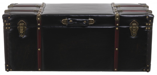 Сундук-пуф CHESTERFIELDS S 82x31.5x33.5 см темно-коричневый 