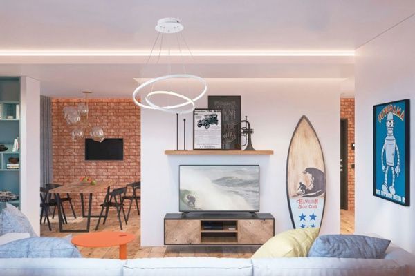 Люстра світлодіодна Hopfen 62W з пультом ДК 62 Вт білий Orion 