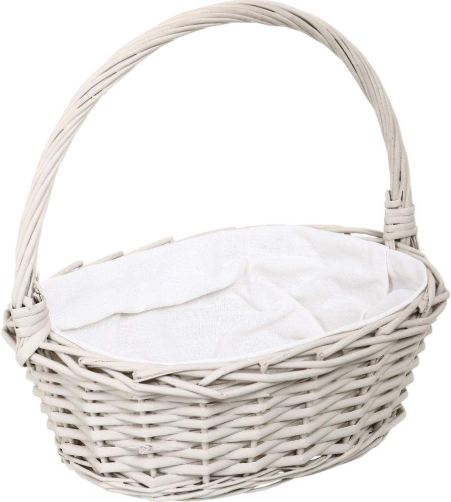 Корзинка плетеная с текстилем 34х24х12/30 см RL24-23T/1-3