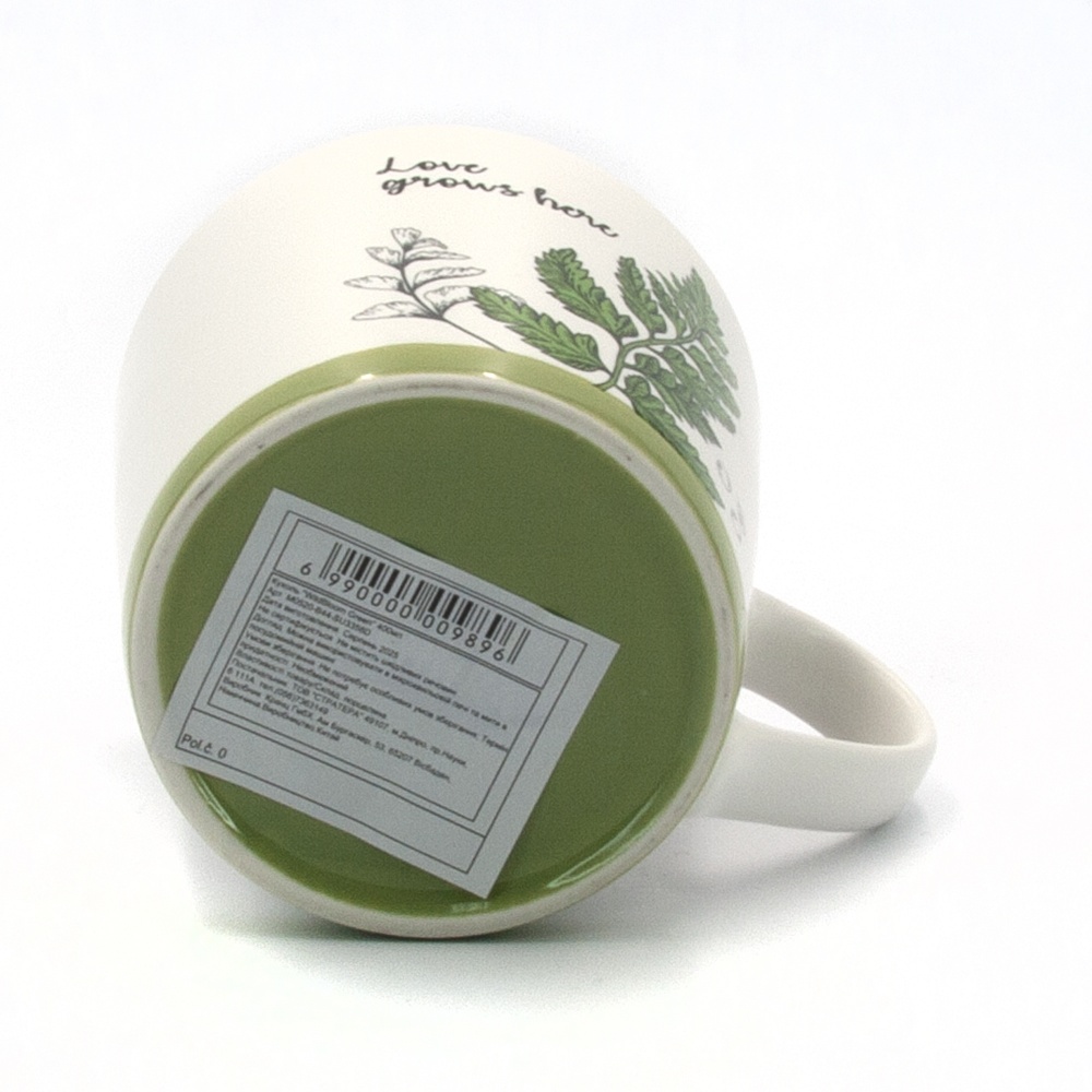 Чашка Milika WildBloom Green 400 мл M0520-B44-SU3358D
