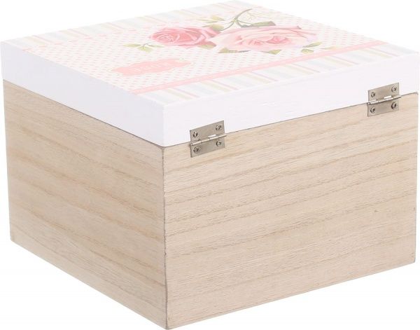 Короб для хранения Розочка 19,5х19,1х14 см