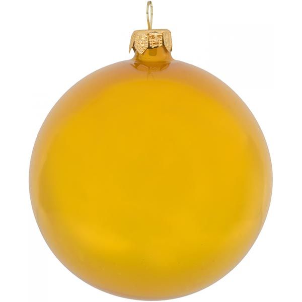 Шар стеклянный d100 оранжевый