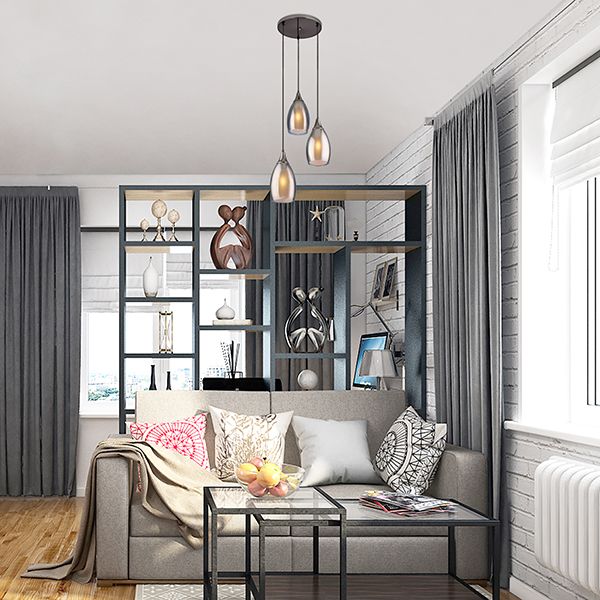 Подвес Strotskis Cosmic 50085/3 3x15 Вт E14 черный жемчуг 