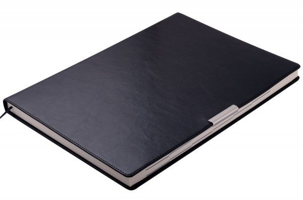 Щоденник датований 2021 SALERNO, L2U, A4, чорний Buromax BM.2741-01