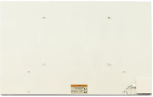 Панель керамическая отопительная Teploceramic TCH-1000 800179 без терморегулятора белый мрамор