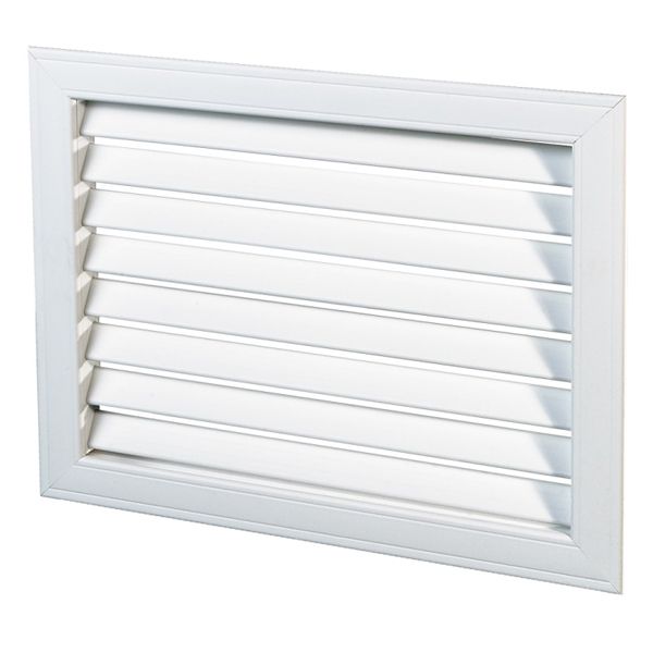 Решітка Вентс НУН 450x450 пластик білий 