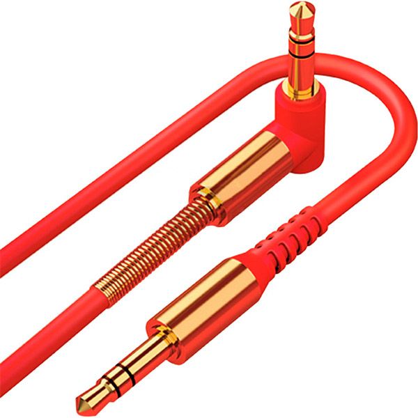 Кабель Luxe Cube Aux Spring Red 8886668686198