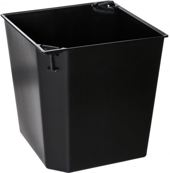 Горшок пластиковый Plastkon ELISE матовый квадратный 52,2л коричневый 