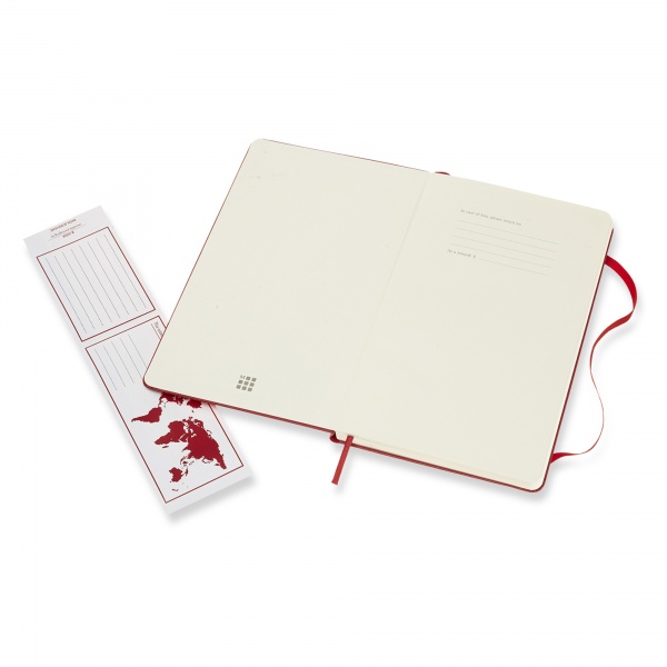 Блокнот для записей Classic 13х21 см точка красный QP066F2 Moleskine