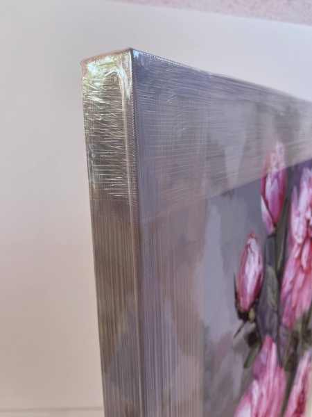 Репродукция Букет розовых пионов 60x80 см Арт Фемелі 