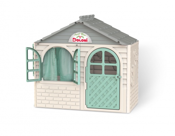 Ігровий будиночок Doloni Toys зі шторками 02550/15