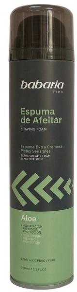 Пена для бритья Babaria с алое вера 300 мл