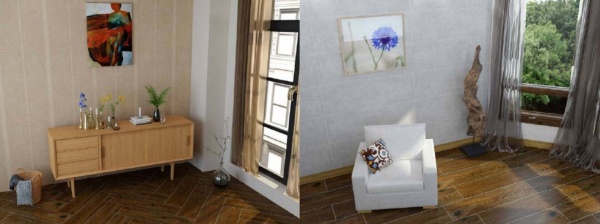 Плитка TABRIZ TILE Cementi Beige Relief 33x100 