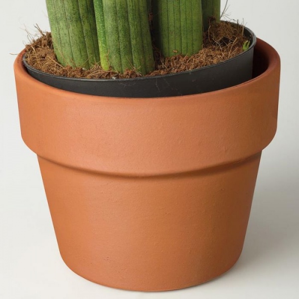 Горшок керамический DEROMA Перфетто 13x12 см круглый 0,9 л терракот 