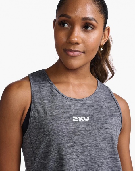 Майка 2XU Motion Tank WR7191a_HBM/WHT р.M сірий
