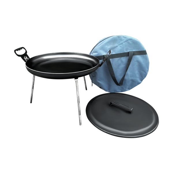 Сковорода Metalzavod SDR-40K с крышкой в чехле