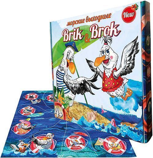 Гра настільна Strateg Морські вихідні Brik and Brok