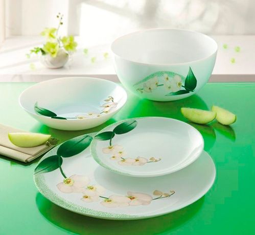 Тарілка десертна White Orchid 19 см N9705 Luminarc