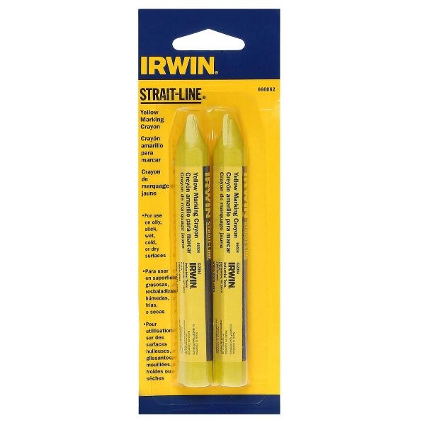 Крейда Irwin 666062 розміточна жовта 2 шт.