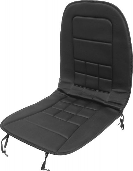 Накидка на сидіння з підігрівом чорна 95x45 см EL 100 574