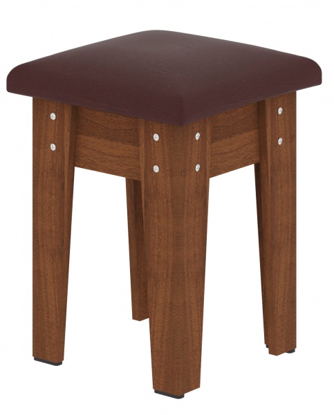 Табурет 4 Милорд коричневый / орех лесной 
