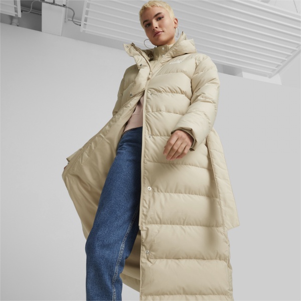 Пальто Puma LONG HOODED DOWN COAT 84935867 р.S бежевый
