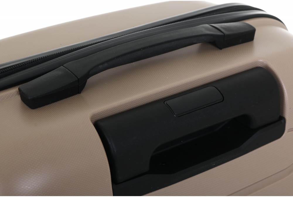 Чемодан Compass №XY007 M 59 л капучино 60x41x24 см