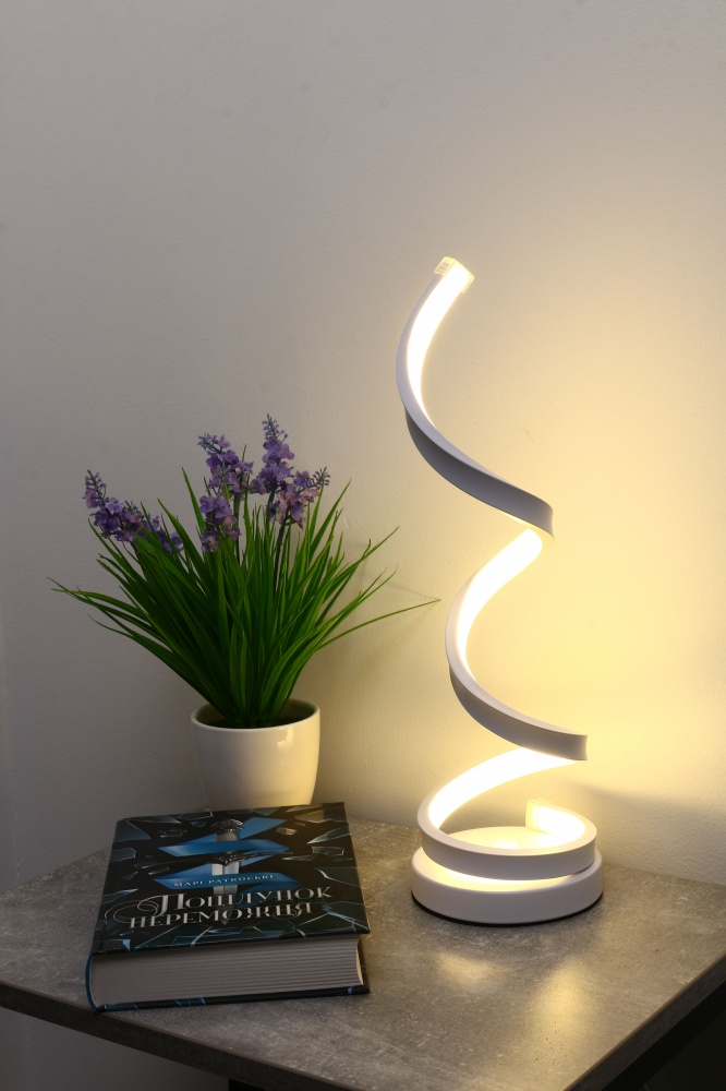 Настольная лампа Luna 2 Вт белый LML-CY00130-B