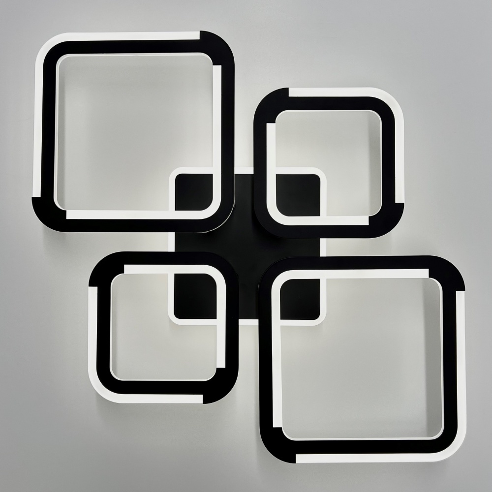 Люстра світлодіодна Luminaria 4x75 Вт LED-модуль [019] Black SELENA 75W 5S BLACK