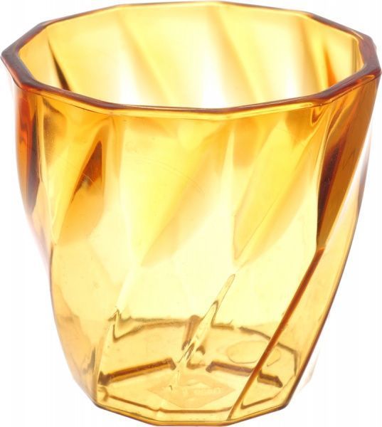 Кашпо Оранжерея для кактусів та сукулентів «Хвиля» фігурний 0,4л бронзовий 