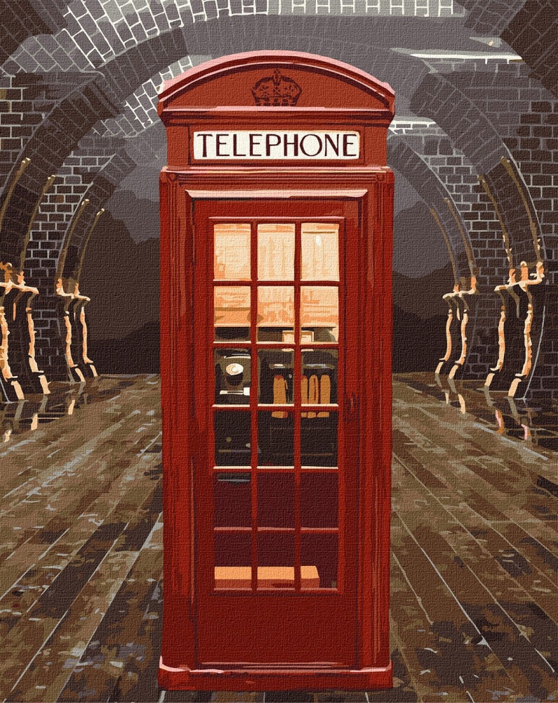 Картина по номерам Harry Potter: Волшебный вход ©Warner Bros. 40х50 см Ideyka