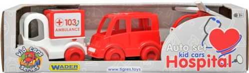 Игровой набор Wader Kid Cars Скорая 39549