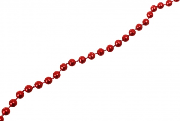 Бусы для елки 6 цветов 5 мм 6 м в ассортименте