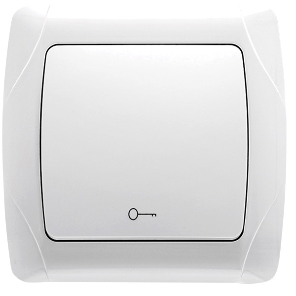 Кнопка дверного замка Viko Carmen біла