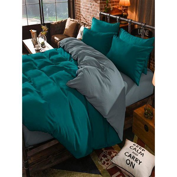 Комплект постільної білизни lavender+corsair 1,5 сп. сірий 